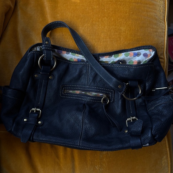 Fossil Leather Satchel Bag - Picture 1 of 3